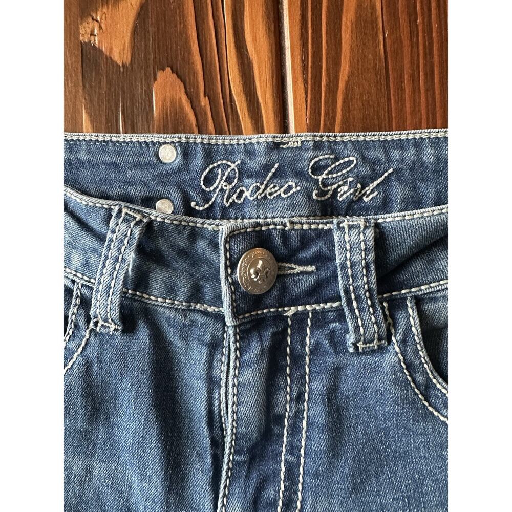 Rodeo Girl By Lis Girls Jeans Size 14 Boot Cut Style Western Flair - Picture 7 of 10